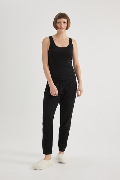 DeFacto Bavlna Regular Fit Černá Atleticky stylizovaná R9041az24sp