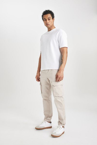 DeFacto Regular Fit Cargo Pocket Jogger Pants - Elastic Leg B6147Ax24Sp
