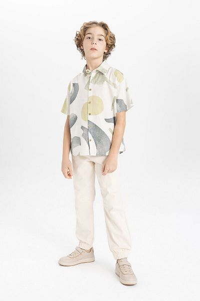 DeFacto Chlapecké oversize Wide Fit polokošile s krátkým rukávem B6114A824Sm