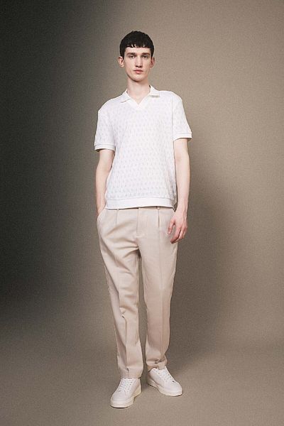 DeFacto Kurzärmliges Poloshirt in regulärer Passform im Stricklook B6536ax24sp
