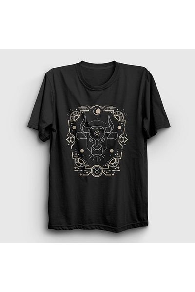 Presmono Μπλουζάκι δώρου Unisex Μαύρο Ταυρός στα ελληνικά 529958 ττ