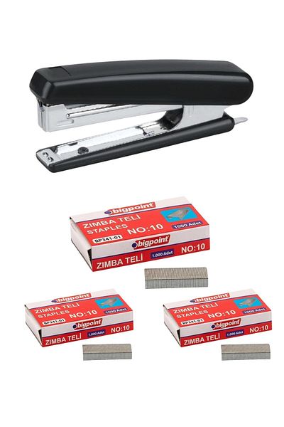 Lotte Black Stapler Machine No:10 and 3000 Grains Tl310-95