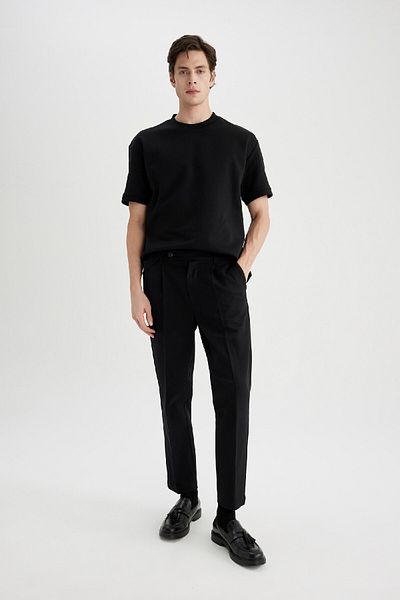 DeFacto Twill Fabric - Tailored Regular Fit ίσιο παντελόνι B6670ax24sp