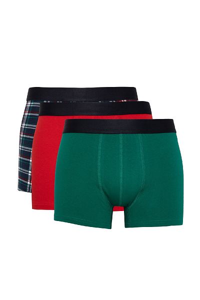 DeFacto 3-teilige Boxershorts mit normaler Passform B7794ax24sm