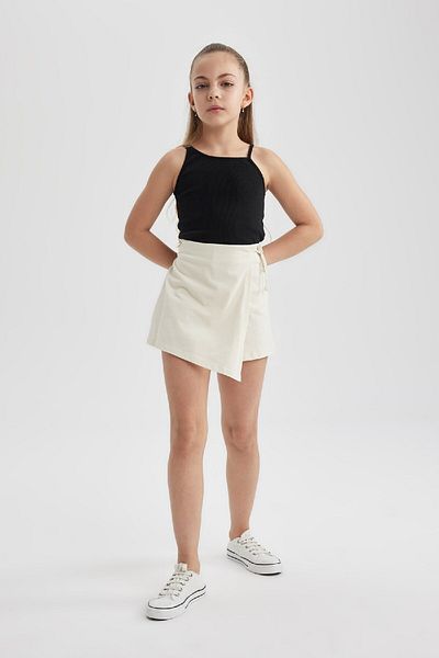 DeFacto Girls' Shorts Skirt - B4465A824Sm