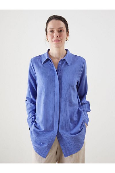 LC Waikiki Cămașă pentru femei Seersucker Textured New Season - S5JR40Z8