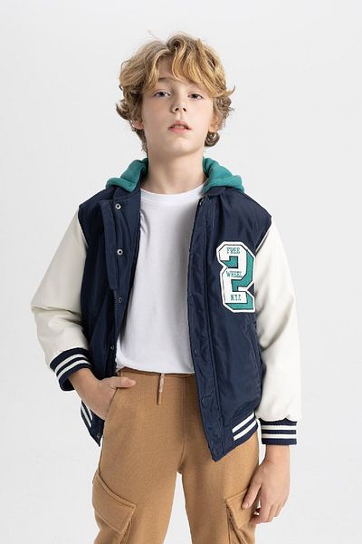 DeFacto Boys' Dark Burning Collar Uniform Sighthound Winter Ice Smart Tray Clothes