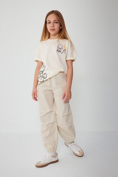 DeFacto Girl's Parachute Cotton Trousers B1115A824SM