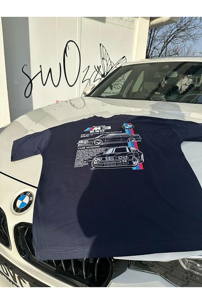 swOzz Unisex Oversize Tshirt Bmw E30 Special Design Printed
