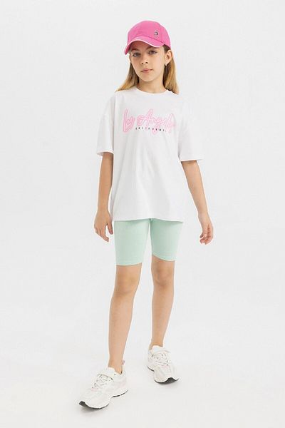 DeFacto Girl's Short Length Leggings - B5591A824HS