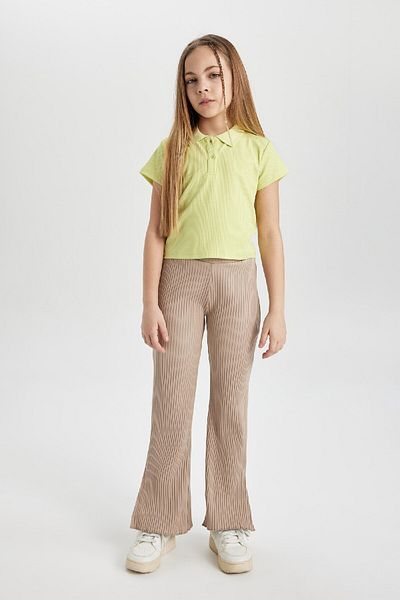 DeFacto Girls Flare Fit Ribbed Camisole Pants Z8781A624Sm