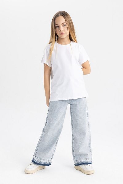 DeFacto Tricou cu mânecă scurtă pentru fetiță
