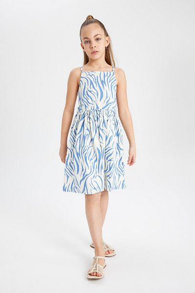 DeFacto Regular Fit Combed Cotton Dress B4473A824SM