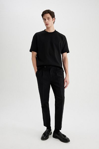 DeFacto Twill Fabric - Tailored Regular Fit ίσιο παντελόνι B6670ax24sp