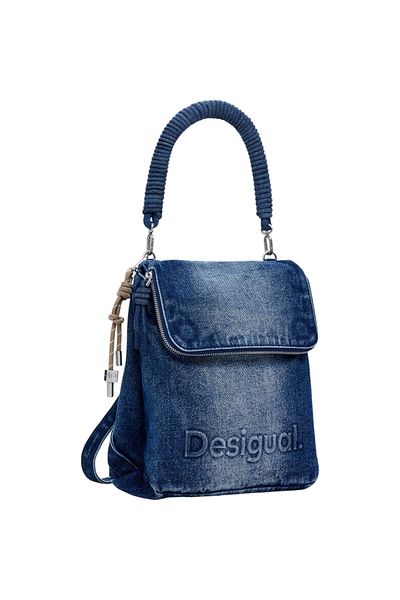 Desigual Rucsac Desigual Half Logo Denim 9L - 25SAKD05-5053