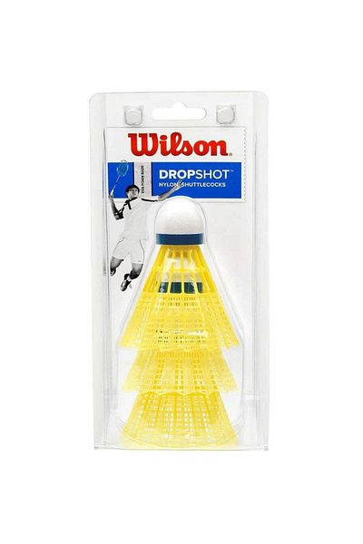 Wilson دروبشوت 3 كرة الريشة الصفراء كلامشيل يي Wrt6048ye