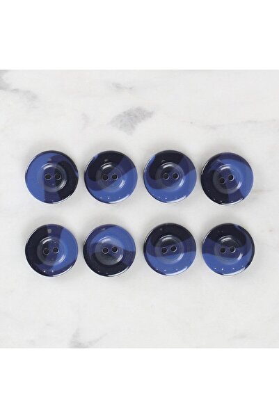 Çeşit Ev Loren Crafts 8-Pack Button Blue - 1141