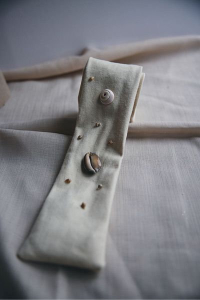 Bukiro Oceana Pearl String Bandana μπαντάνα με σχέδιο κορδόνι με κοχύλια