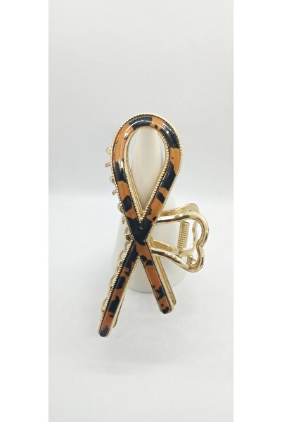 ndjewelry ليوبارد نمط مزلاج مشبك