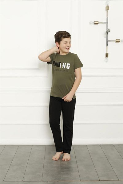 modaserdem Σετ πιτζάμες Mdsrdm Boy's Cotton κοντομάνικο-100% βαμβάκι
