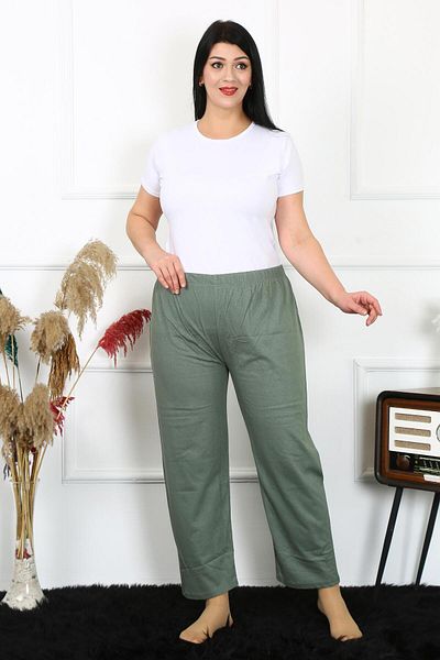 modaserdem Mdsrdm Women's Cotton Large Size Bottom Pajamas-100% Cotton