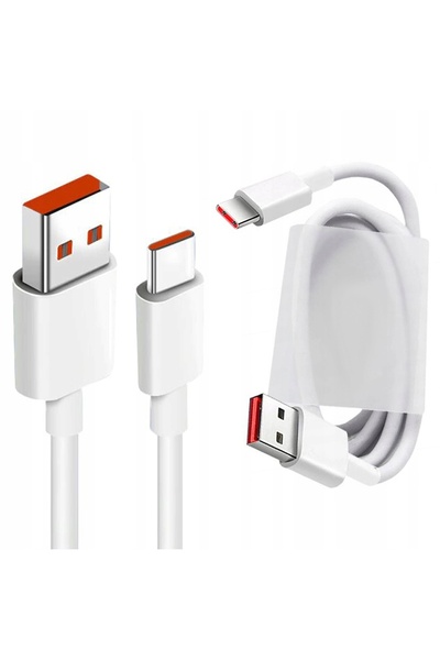 Kotenart Xiaomi Redmi Uyumlu 67w Watt Şarj Aleti Kablosu Usb Type-c 6a 120w Hızlı Şarj Cihazı Kablosu