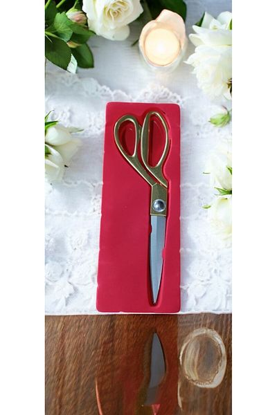 Hızlı Çeyiz Professional Denim Leather Tailor Scissors - Steel Large Size