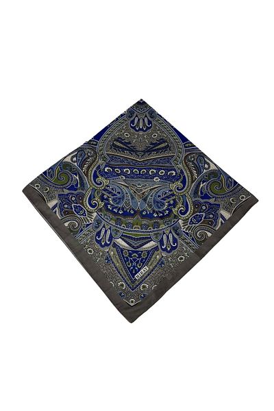 MİRAY Eșarfă din bumbac moale cu model etnic 120x120 - 04919