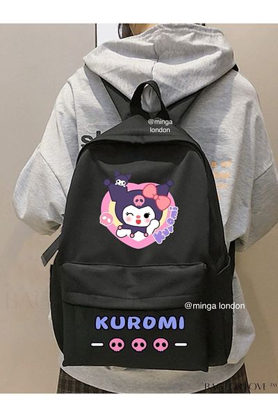 Minga London Σακίδιο πλάτης Kuromi Cute Candy Double Printing School & Classroom Consumer Goods