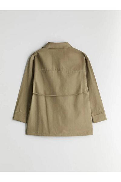 LC Waikiki Γυναικείο πουκάμισο LCW Modest Khaki Poplin