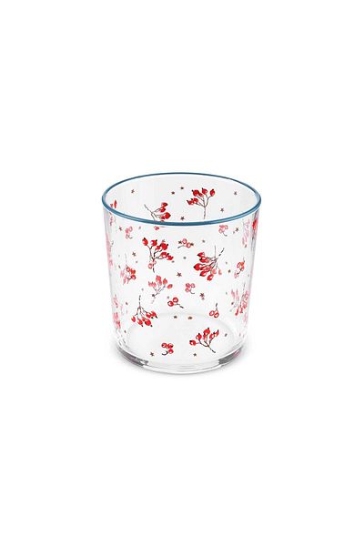 Karaca Karaca Home Anul Nou Crăciun Set pahare din sticlă mătură de măcelar din 3 piese, 380 ml, multiplu
