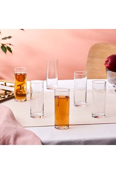 Karaca Karaca Saki 6-Piece Highball Glass Set, 195ml, Transparent