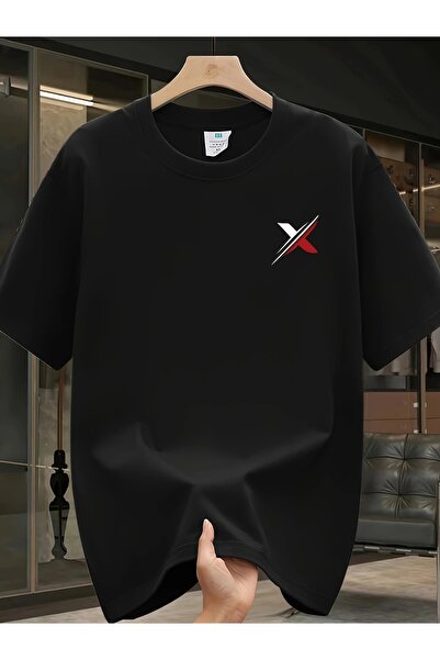 qubo sportswear & company qubo Unisex Oversize εμπριμέ βαμβακερό λαιμόκοψη κο...