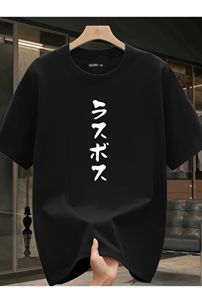 qubo sportswear & company qubo Unisex Oversize εμπριμέ βαμβακερό λαιμόκοψη κο...