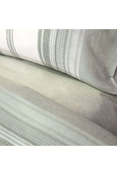 Karaca Home Vetro Set de lenjerie de pat vopsit cu fire, single
