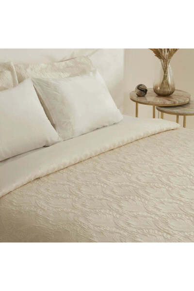 Karaca Home Ruby Double Bed Duvet Set Ecru