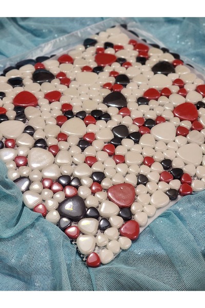 Atölye Öğretmenim Desenli Cam Mozaik Taşı (1 ADET) 30*30 Cm