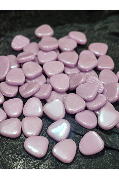 Atölye Öğretmenim Pembe Cam Mozaik Taşı (500 GR) 150 Adet