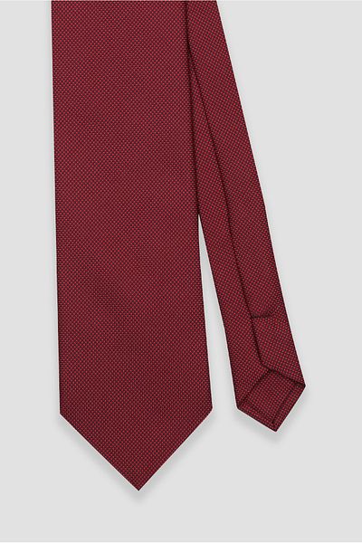 Abbate Burgundy Textured Tie