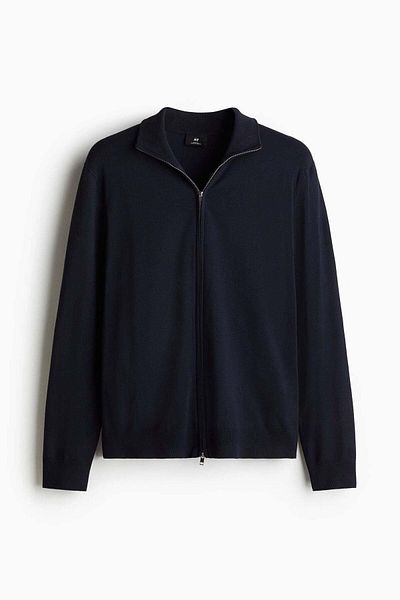H&M Slim Fit Zip-through Cardigan