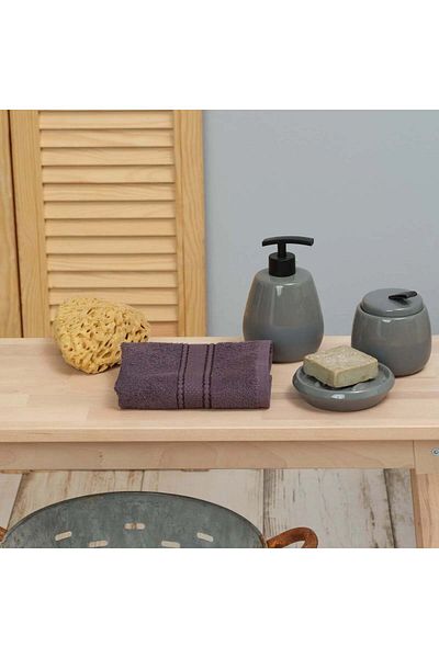 Karaca Home Daily Soft Anthracite 100% Cotton Towel 30x50 cm