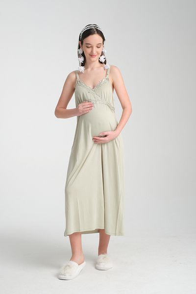 Effortt Set de pijamale pentru maternitate din 4 piese cu caracteristică pentru alăptare – elegant și confortabil