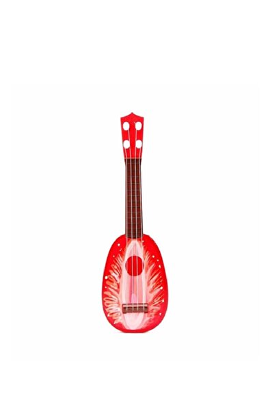 alpmodel Çilek Meyveli 4 Telli Çocuk Gitar 35 Cm