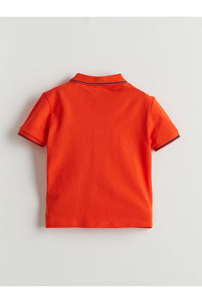 LC Waikiki New Season Polo Collar Embroidered Boys' T-Shirt - S5Eo10Z1
