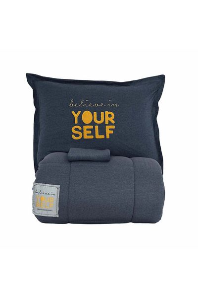Karaca Home Motto Cotton Comfort Single Indigo