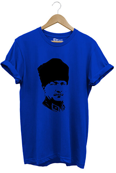 The Baski Ataturk portret Štampano 100% pamuk Premium majica