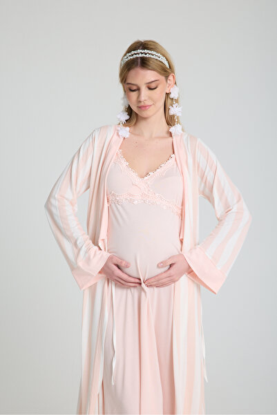 Effortt Emzirme Özellikli Lohusa Hamile 2’lİ Pijama Seti – Şık ve Rahat