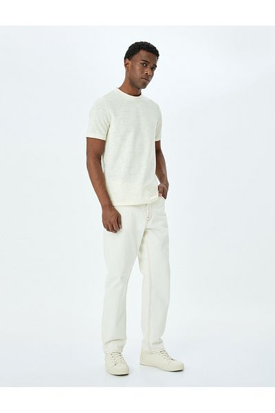 Koton New Season Short Sleeve Cotton Regular Fit Crew Neck T-Shirt