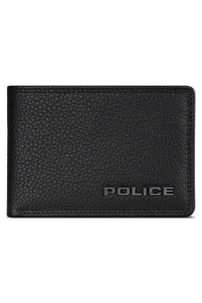 Police Geldbörse RFID Schutz Leder 10.5 cm
