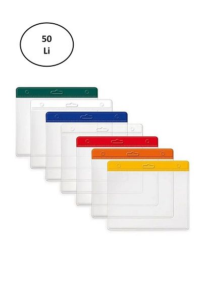 Skygo Mas 3510 54X86 50-Piece Clear Horizontal Plastic Card Bag - Lal4351-5825